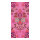 Motivdruck "Blütenmuster",  Größe: 180x90cm Farbe: rosa   #