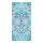 Motivdruck "Blütenmuster",  Größe: 180x90cm Farbe: blau/bunt   #