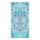 Banner "flower patterns"  - Material: fabric - Color: blue/multicoloured - Size: 180x90cm