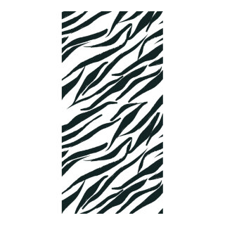 Banner "Zebra Stripes" fabric - Material:  - Color: white/black - Size: 180x90cm