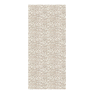 Banner "Leopard pattern" paper - Material:  - Color: white/brown - Size: 180x90cm