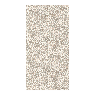 Banner "Leopard pattern" fabric - Material:  - Color: white/brown - Size: 180x90cm