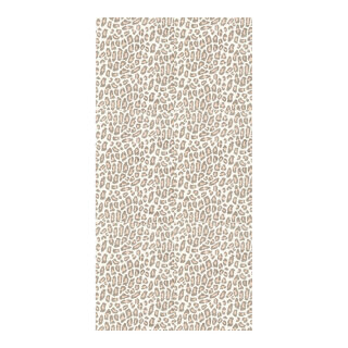 Banner "Leopard pattern" fabric - Material:  - Color: white/brown - Size: 180x90cm