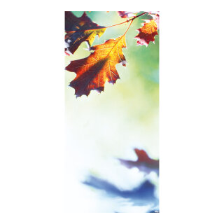 Motivdruck "Eichenblätter", aus Papier, Größe: 180x90cm Farbe: bunt   #