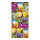 Banner "Flower collage" fabric - Material:  - Color: multicoloured - Size: 180x90cm