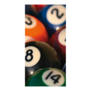 Banner "billiard ball"  - Material: paper -...