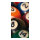 Banner "billiard ball"  - Material: paper - Color: multicoloured - Size: 180x90cm