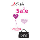 Banner "Ladies Sale" paper - Material:  -...