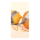Motivdruck "Vitamine" aus Stoff   Info: SCHWER...