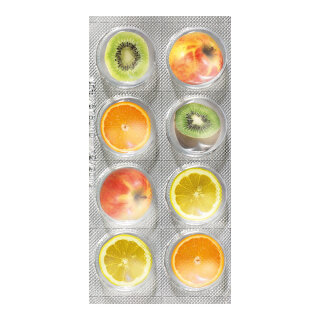 Banner "Vitamin pills" paper - Material:  - Color: multicoloured - Size: 180x90cm