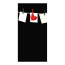 Banner "Heart on a leash" fabric - Material:  -...