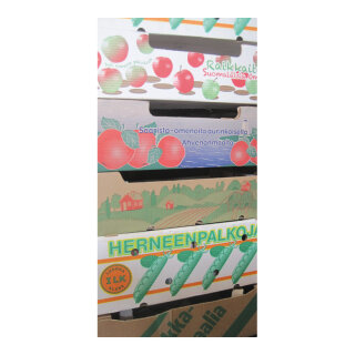 Banner "Fruit crates" paper - Material:  - Color: multicoloured - Size: 180x90cm