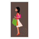 Motivdruck  "Shopping Girl", Papier,...