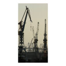 Banner "Cranes Dockside" paper - Material:  -...