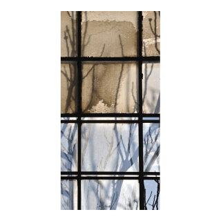 Banner "Window with Branches" paper - Material:  - Color: multicoloured - Size: 180x90cm