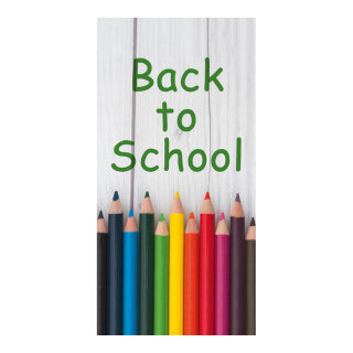 Banner "Back to school" paper - Material:  - Color: multicoloured - Size: 180x90cm