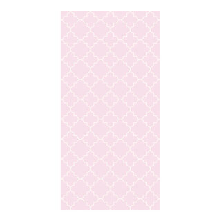 Banner "Tiles" paper - Material:  - Color: pink/white - Size: 180x90cm