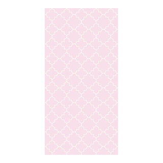 Banner "Tiles" fabric - Material:  - Color: pink/white - Size: 180x90cm