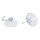 Saugnapf 100Stck./Btl., mit Metallhaken     Groesse: 40mm    Farbe: transparent