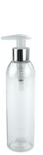 Pumpflasche leer, 0,25Liter, transparent, passend zu Desinfektionsständer
