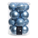 Set of 16 Christmas balls 8x shiny 8x matt - Material:  -...