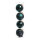 Set of 4 Christmas balls 2x shiny & 2x matt - Material:  - Color: dark green - Size: Ø 10cm