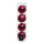 Set of 4 Christmas balls 2x shiny & 2x matt - Material:  - Color: fuchsia - Size: Ø 10cm