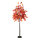 Maple tree  - Material: out of artificial silk/ hard cardboard - Color: brown/red - Size: 200cm X Holzfuß: 24x24x3cm