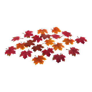 Maple leaves 36 pcs./bag - Material: out of artificial silk/plastic - Color: brown/red - Size: 105x95cm