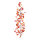 Ahornblattgirlande aus Kunstseide/Kunststoff     Groesse:180cm    Farbe:braun/rot