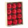 Äpfel 12 Stk./Blister, aus Kunststoff     Groesse: 6,5cm    Farbe: rot