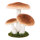 Group of birch mushrooms 3-fold - Material: out of styrofoam - Color: brown/white - Size: 25x22x28cm