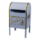 Mail box  - Material: out of metal - Color: white/gold -...