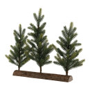 Noble fir 3 pcs. - Material: out of plastic/wooden -...