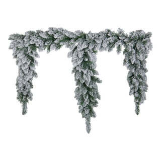 Noble fir frieze  - Material: out of plastic - Color: green/white - Size: 100cm X Ø25cm Zapfenlänge: 60/80/60cm