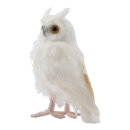 Owl  - Material: out of styrofoam/feathers - Color: white...