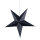 Folding star 5-pointed - Material: out of cardboard - Color: black - Size: Ø 40cm