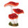 Fliegenpilz-Gruppe 3-fach, aus Styropor     Groesse: 27x24x32cm    Farbe: rot/weiß