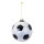 Fußballkugel aus Glas, zum Hängen, glänzend Abmessung: Ø 10cm Farbe: weiß/schwarz
