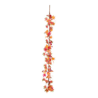 Garland autumnal  - Material: out of artificial silk - Color: orange/yellow - Size: 150cm