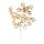 Ilex leaf twig  - Material: out of plastic - Color: gold - Size: 75cm