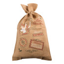 Jute gift bag  - Material:  - Color: natural-coloured -...