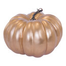 Pumpkin  - Material: out of styrofoam - Color: gold -...