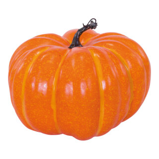 Kürbis aus Styropor     Groesse: 26,5x26,5x20cm    Farbe: orange