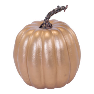 Pumpkin  - Material: out of styrofoam - Color: gold - Size: 127x127x16cm