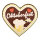 Gingerbread heart  Oktoberfest"  - Material: out of styrofoam - Color: brown/multicoloured - Size: 33x30x4cm