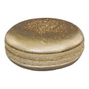 Macaron aus Styropor     Groesse: 20x9cm    Farbe: gold