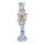 Nutcracker with drum  - Material: out of metal - Color: white/gold - Size: 127cm
