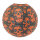 Papierlampion mit Totenköpfen, faltbar     Groesse: Ø 30cm    Farbe: schwarz/orange