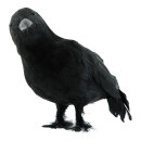 Crow out of styrofoam/feathers     Size: 28x12x17cm...
